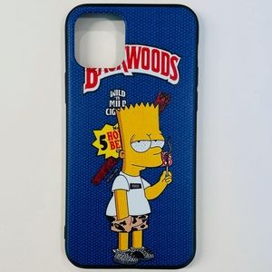 Backwoods Bart Simpson Blue iPhone 11 Pro Case